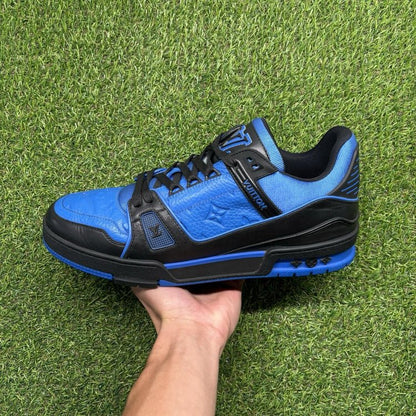 Louis Vuitton Trainer ' Black, Blue ' UK 9.5