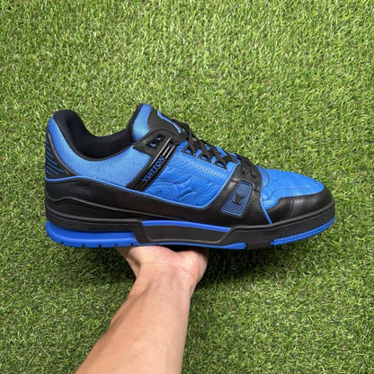 Louis Vuitton Trainer ' Black, Blue ' UK 9.5