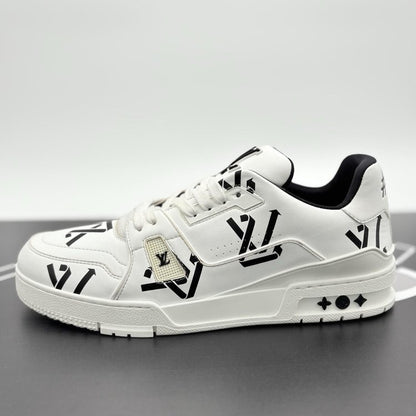 Louis Vuitton Trainer ' White Black Recycled ' UK 10