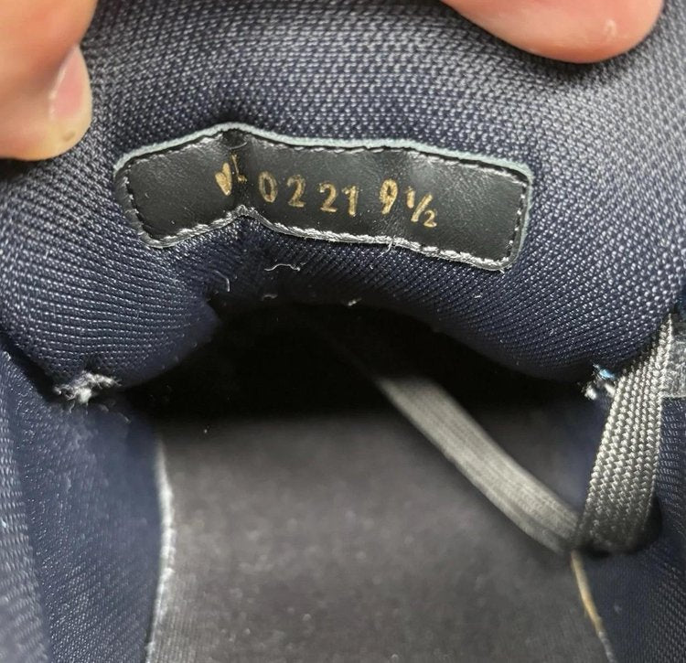Louis Vuitton Trainer ' Black, Blue ' UK 9.5