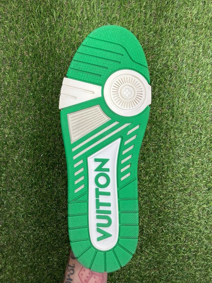 Louis Vuitton Trainer ' White Green '