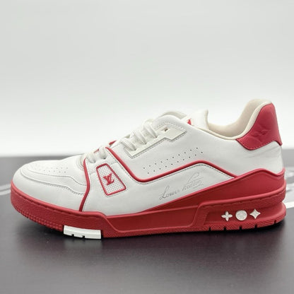 Louis Vuitton Trainer ' Red White ' UK 8.5