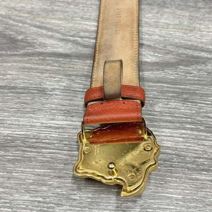 Versace Medusa Buckle Leather Belt