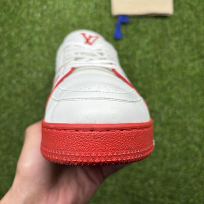 Louis Vuitton Trainer ' Red White ' UK 8.5