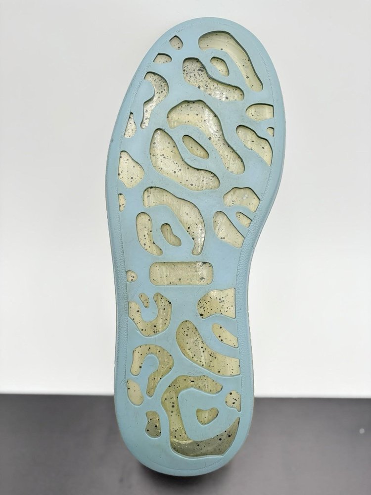 Alexander McQueen Clear Sole ' Splatter Blue ' UK 10