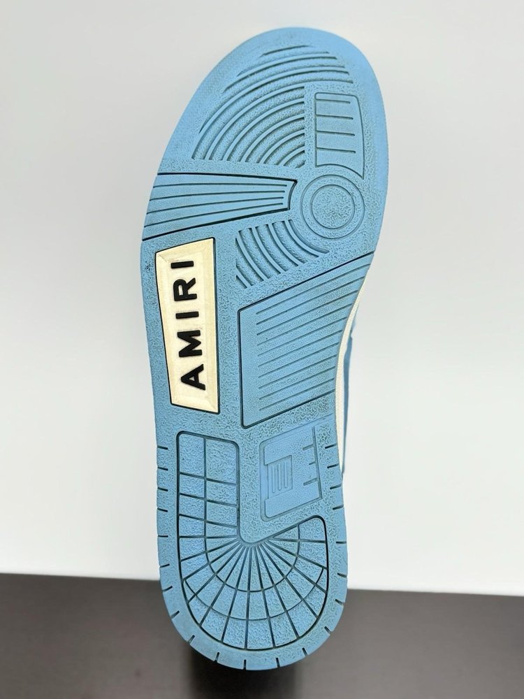 Amiri Skel High Top ' Powder Blue White '