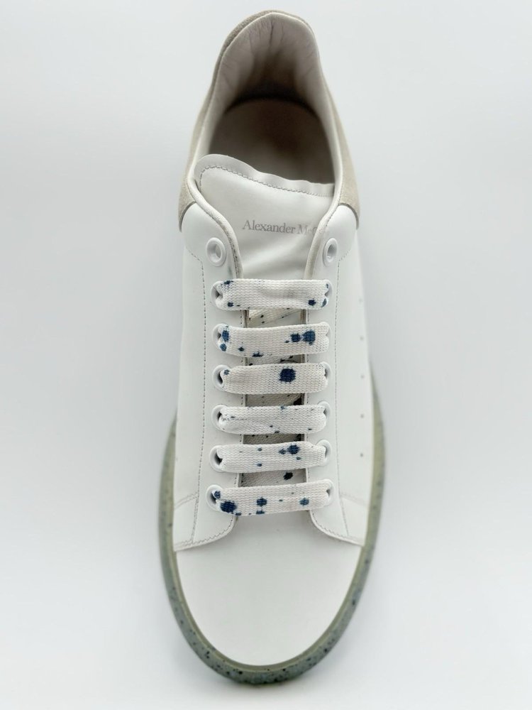 Alexander McQueen Clear Sole ' Splatter Blue ' UK 10