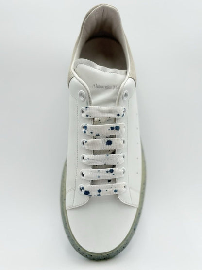 Alexander McQueen Clear Sole ' Splatter Blue ' UK 10