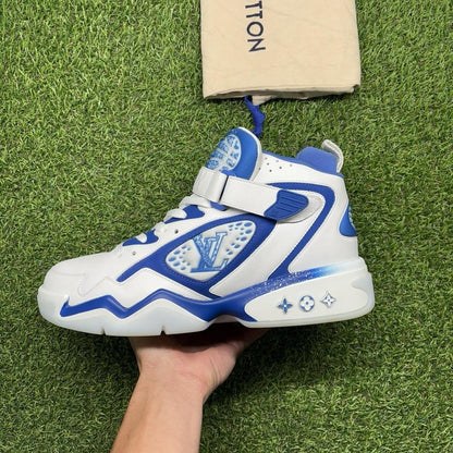 Louis Vuitton Trainer 2 ‘ White, Blue ‘ UK 8.5