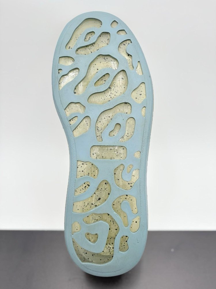 Alexander McQueen Clear Sole ' Splatter Blue ' UK 10