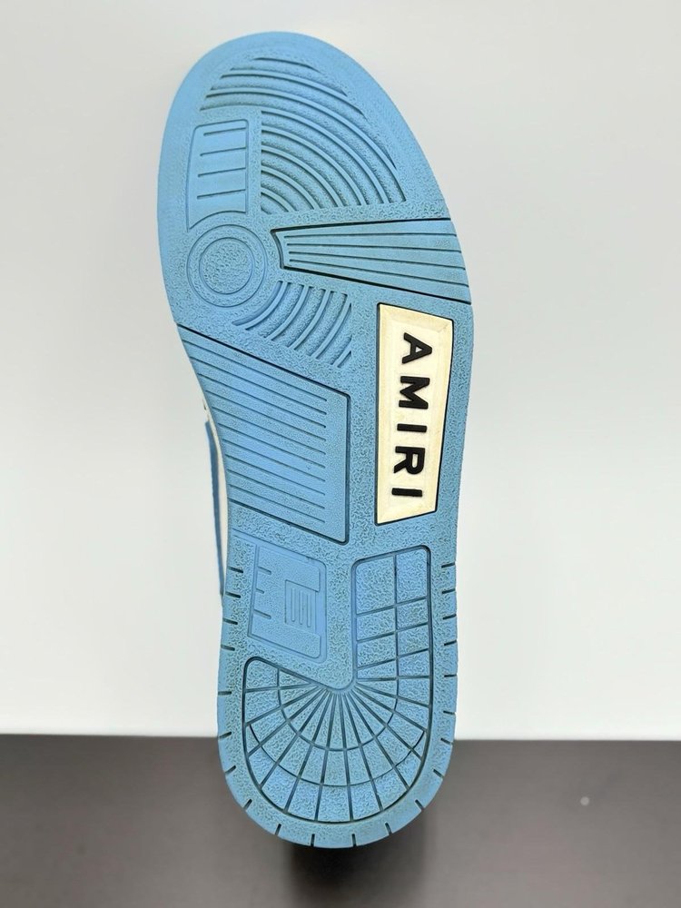 Amiri Skel High Top ' Powder Blue White '