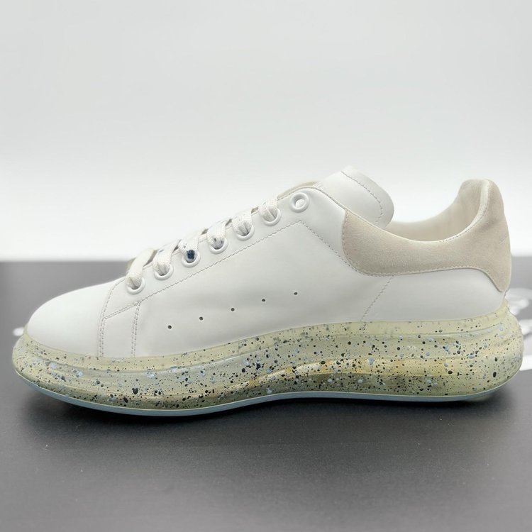 Alexander McQueen Clear Sole ' Splatter Blue ' UK 10