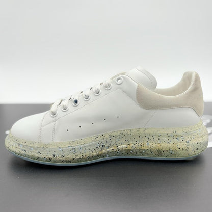 Alexander McQueen Clear Sole ' Splatter Blue ' UK 10