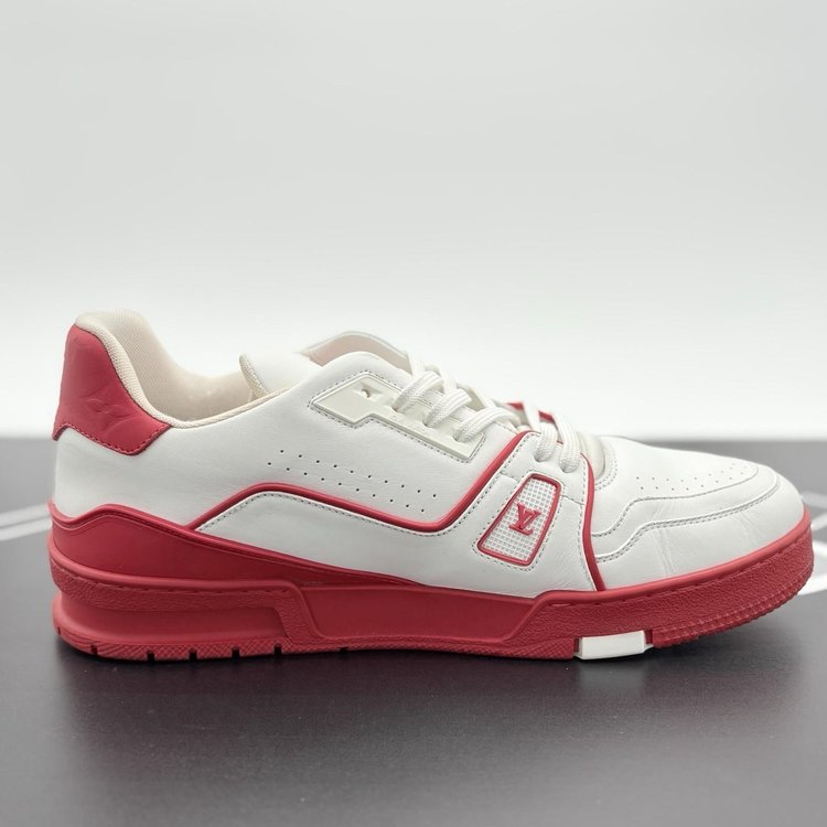 Louis Vuitton Trainer ' Red White ' UK 8.5