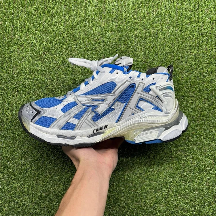 Balenciaga Runner ' White, Blue ' UK 8