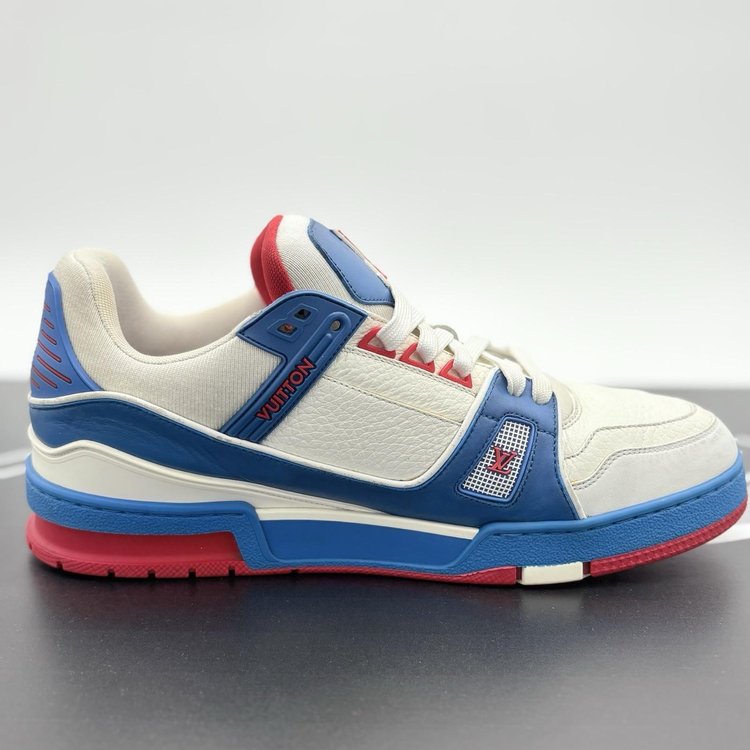 Louis Vuitton Trainer ' White Red Blue ' UK 9.5