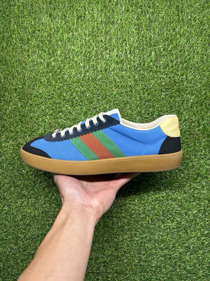 Gucci Web Accent Nylon ‘ Blue ‘ UK 8