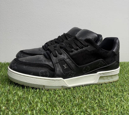 Louis Vuitton Trainer ' Black Monogram '  UK 8