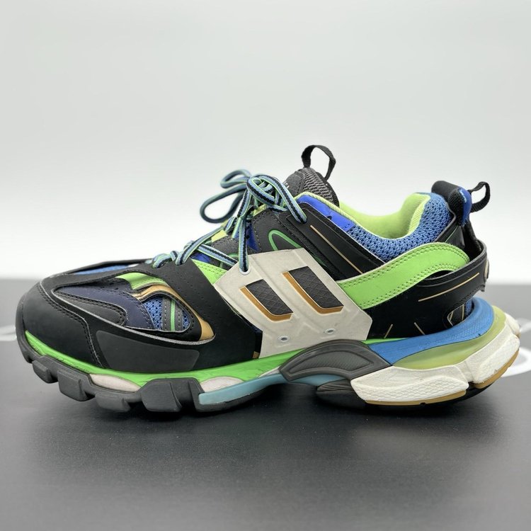 Balenciaga Track ' Black Green Blue Gold '