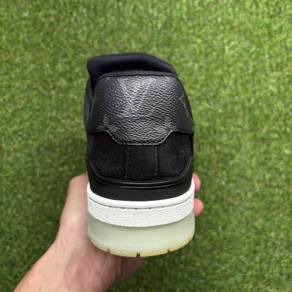 Louis Vuitton Trainer ' Black Monogram '  UK 8