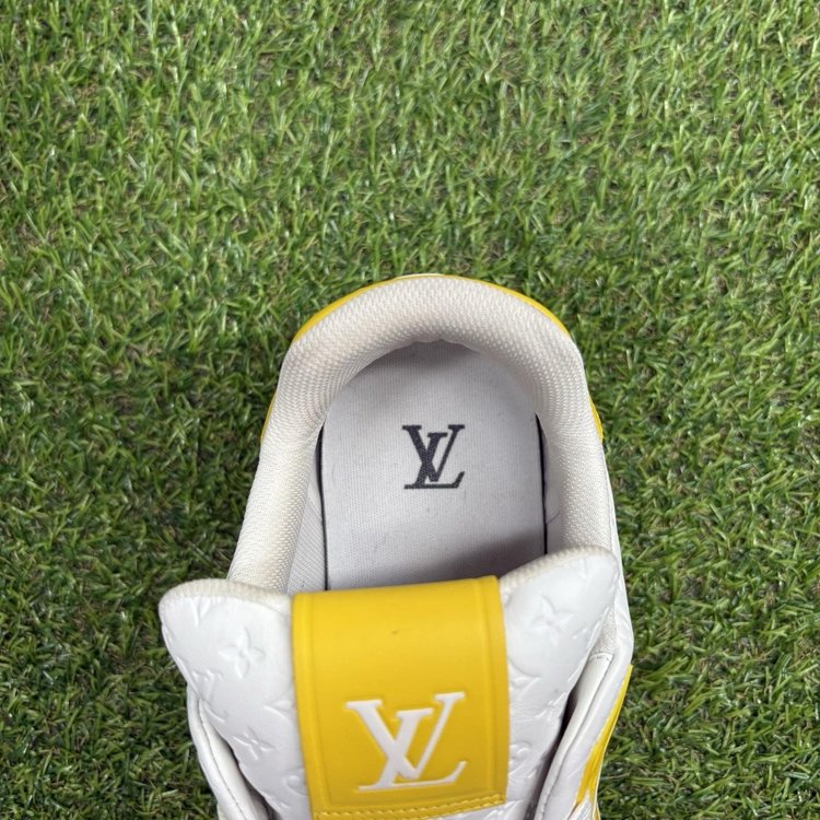 Louis Vuitton Trainer ' White Yellow ' UK 9.5