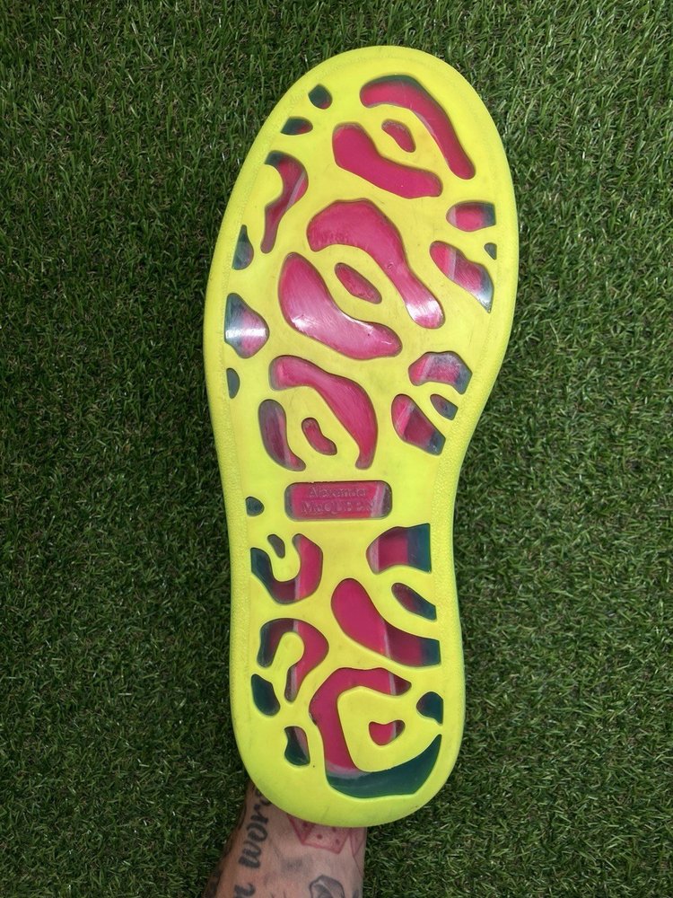 Alexander McQueen ' Transparent Sole/White Iridescent 'UK 8