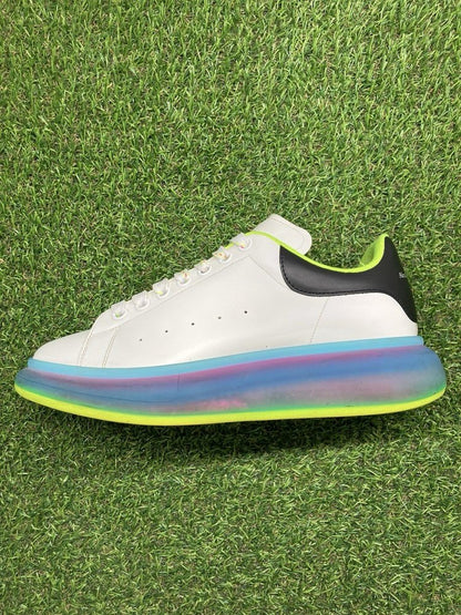 Alexander McQueen ' Transparent Sole/White Iridescent 'UK 8