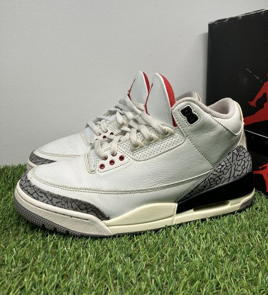 Jordan 3 Retro Mid White Cement Reimagined  UK 8.5