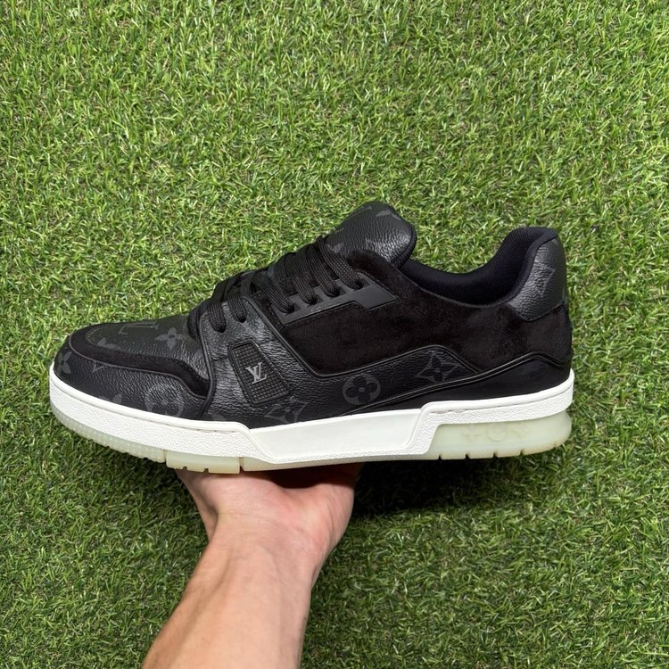 Louis Vuitton Trainer ' Black Monogram '  UK 8