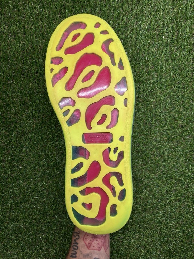 Alexander McQueen ' Transparent Sole/White Iridescent 'UK 8