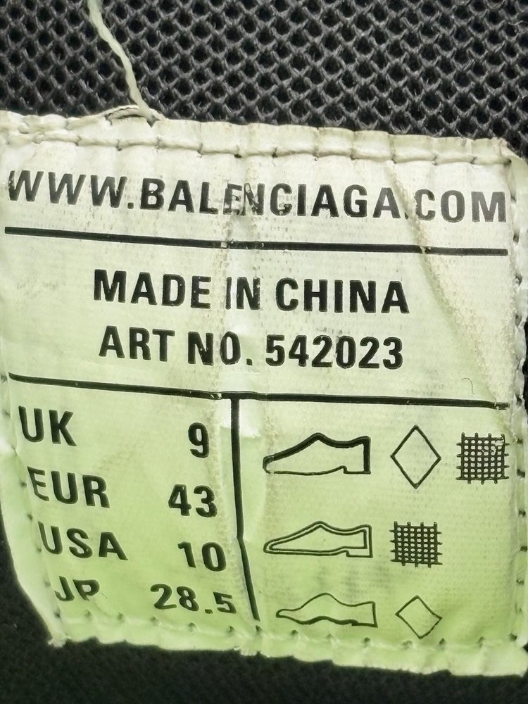 Balenciaga Track ' Black Green Blue Gold '