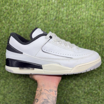 Air Jordan 2 Low ' White Black ' UK 10