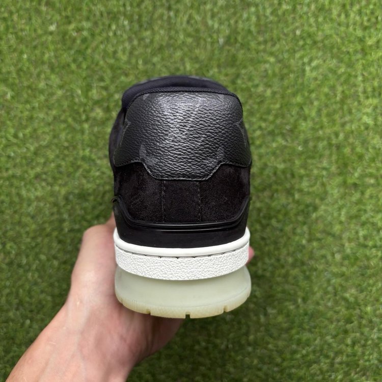 Louis Vuitton Trainer ' Black Monogram '  UK 8