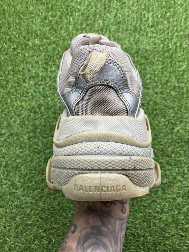 Balenciaga Triple S Sneaker ' Silver '  UK 8