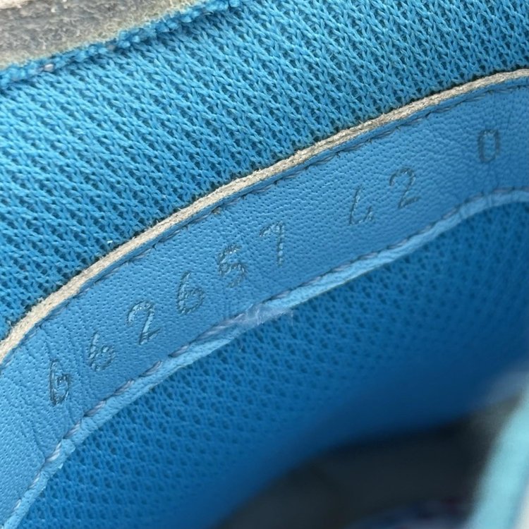 Alexander McQueen ' Transparent Sole White Purple UK 8