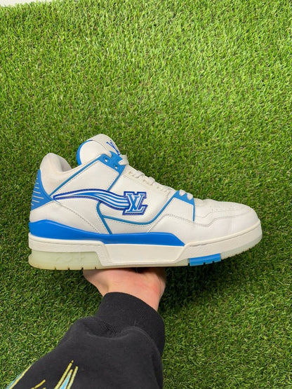 Louis Vuitton Trainer Mid ‘ White, Blue ’ UK 8.5