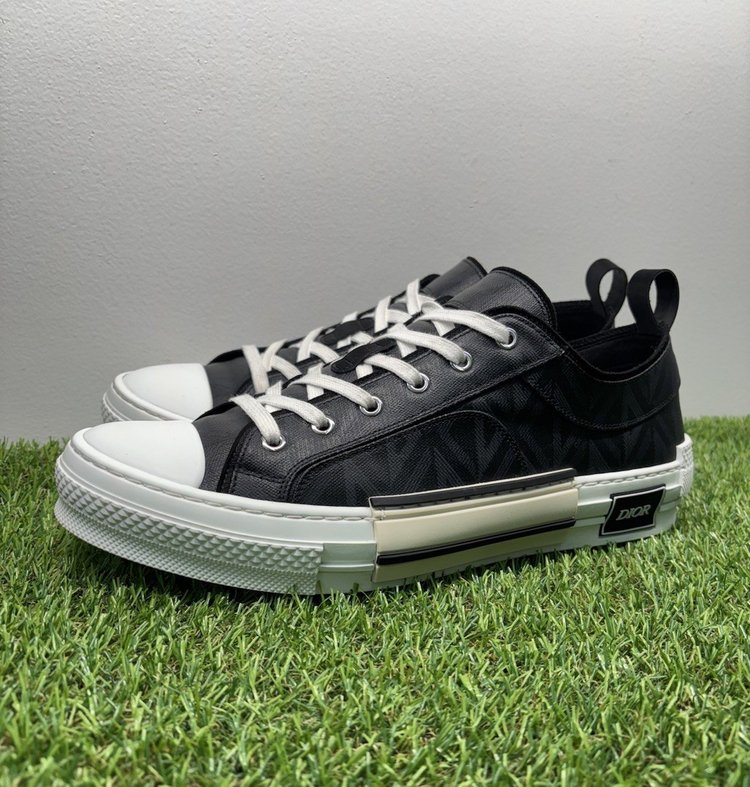 Dior B23 Low ' Black Canvas ' UK 11