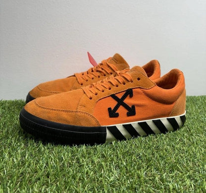 Off White Vulcanized Low Orange Black ' UK 10