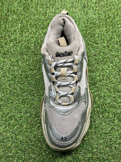Balenciaga Triple S Sneaker ' Silver '  UK 8