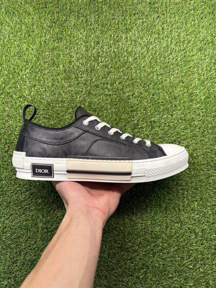 Dior B23 Low ' Black Canvas ' UK 11