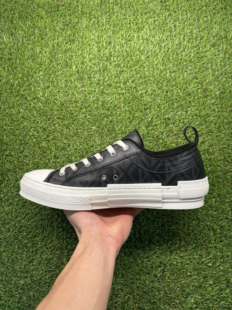 Dior B23 Low ' Black Canvas ' UK 11