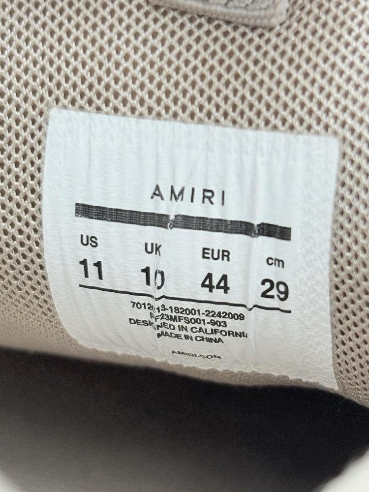 Amiri Bone Runner ' Off-White Light Beige'