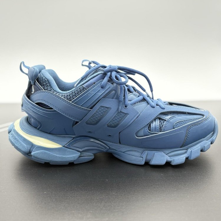 Balenciaga Track LED Sneaker ' Navy '  UK 10