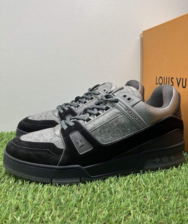 Louis Vuitton Trainer ' Black Gray ' UK 9.5