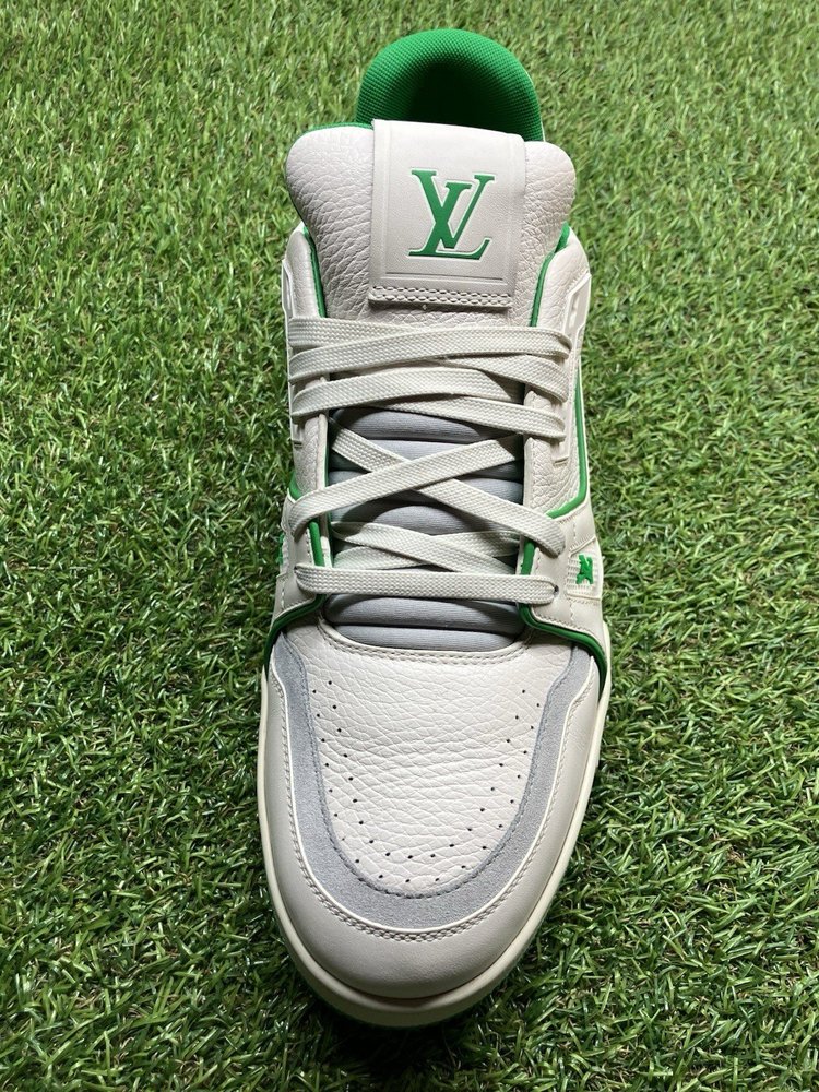 Louis Vuitton Trainer ' White Green '