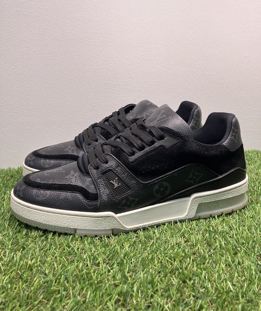 Louis Vuitton Trainer ' Black Monogram ' UK 8