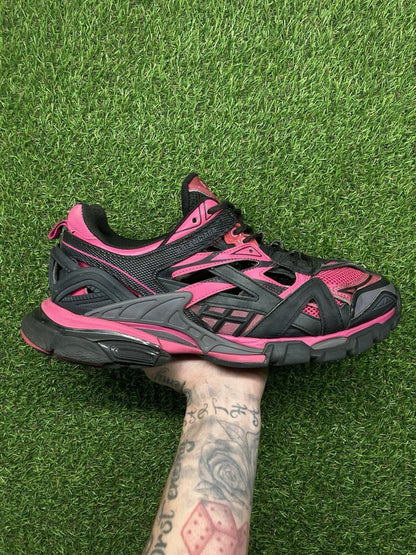 Balenciaga Track 2 Trainer ' Pink Black ' UK 10