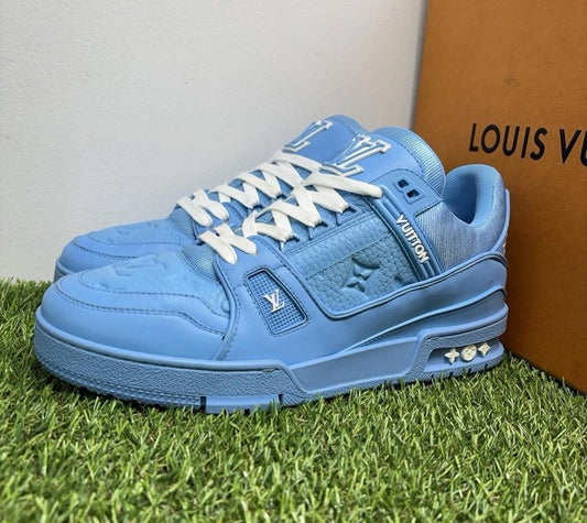 Louis Vuitton Trainer ' Light Blue ' UK 7.5