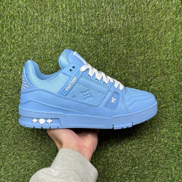 Louis Vuitton Trainer ' Light Blue ' UK 7.5