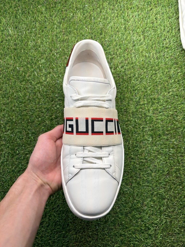 Gucci Ace Gucci Stripe ‘ White, Red ‘ UK 11